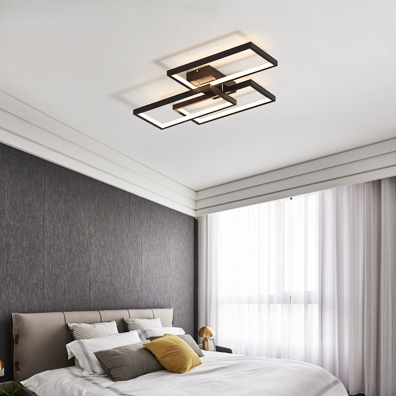Arisha Rectangular Flush Mount Ceiling Light, 2 Colour | ventumra