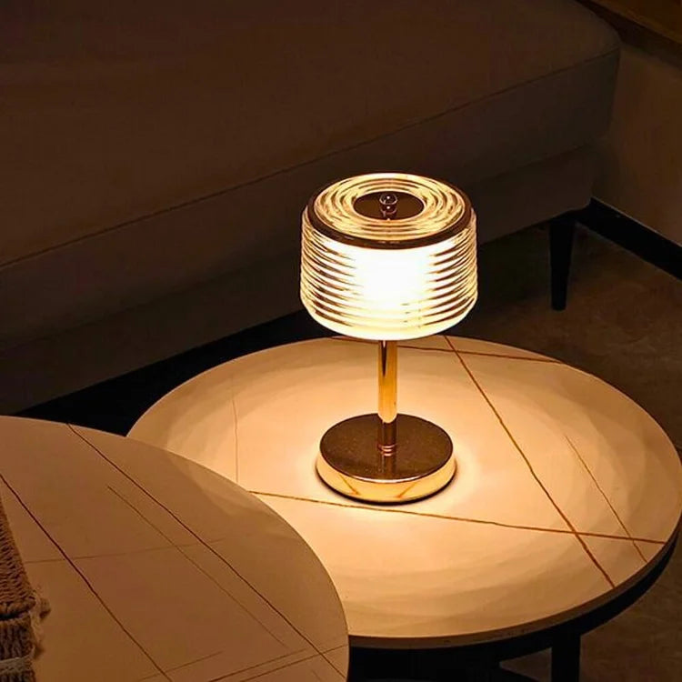 Aurelle | Layered Ring-Shaped Lamp With Halo Glow For Home