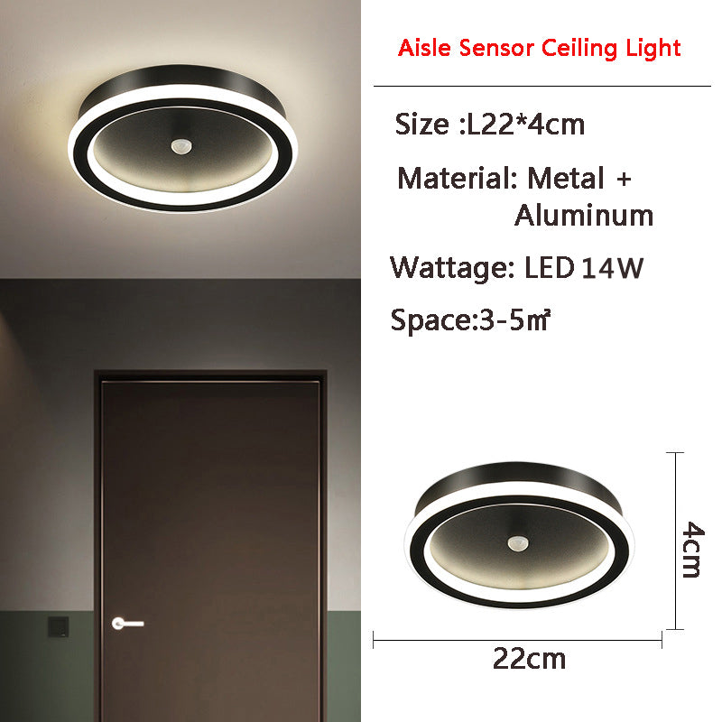 Luminex Motion-Activated LED Ceiling Light — Energy-Saving Sensor