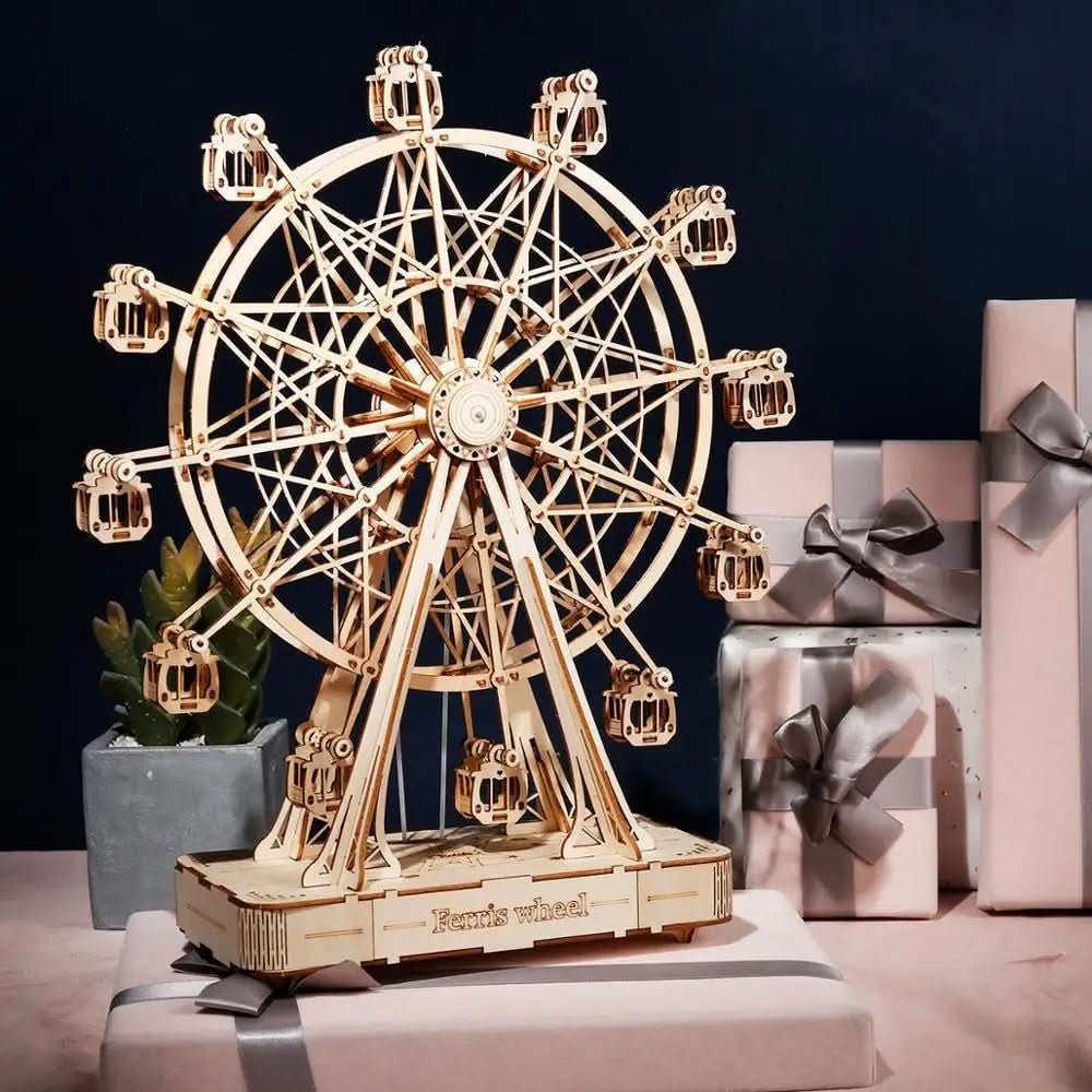 CraftLoom 3D-modelsæt af træ med pariserhjul, 232 dele