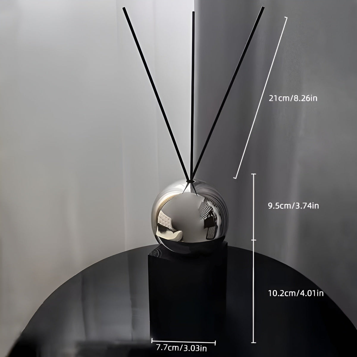 Stainless Steel Fragrance Diffuser — Elegant, Gentle Aroma
