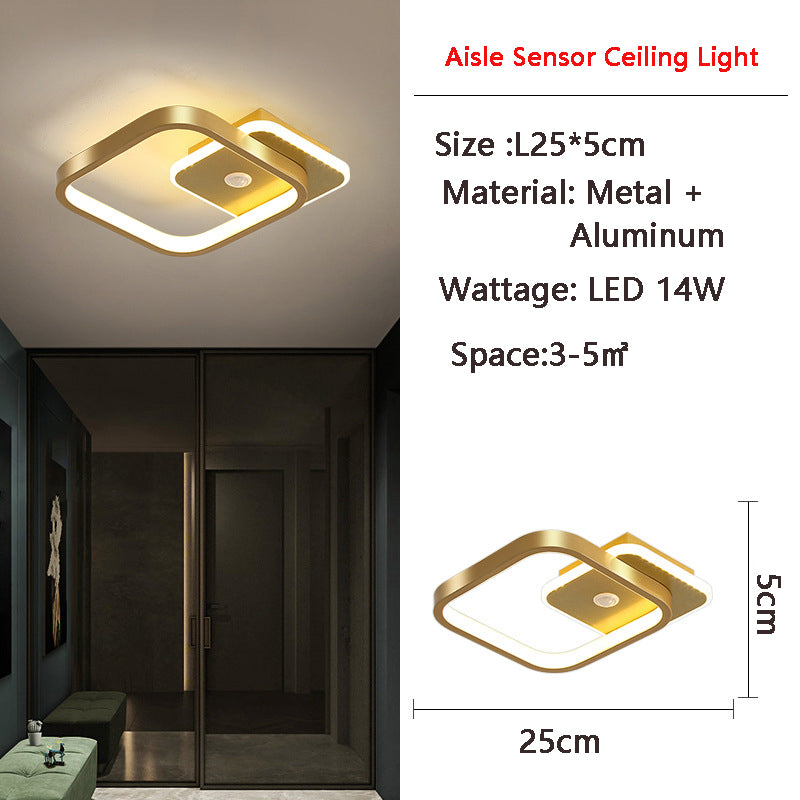Luminex Motion-Activated LED Ceiling Light — Energy-Saving Sensor