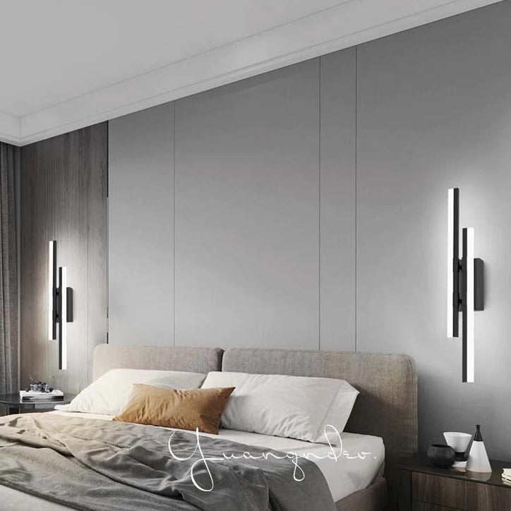 Stripe Pattern LED Wall Lamp for Hallways and Living Areas