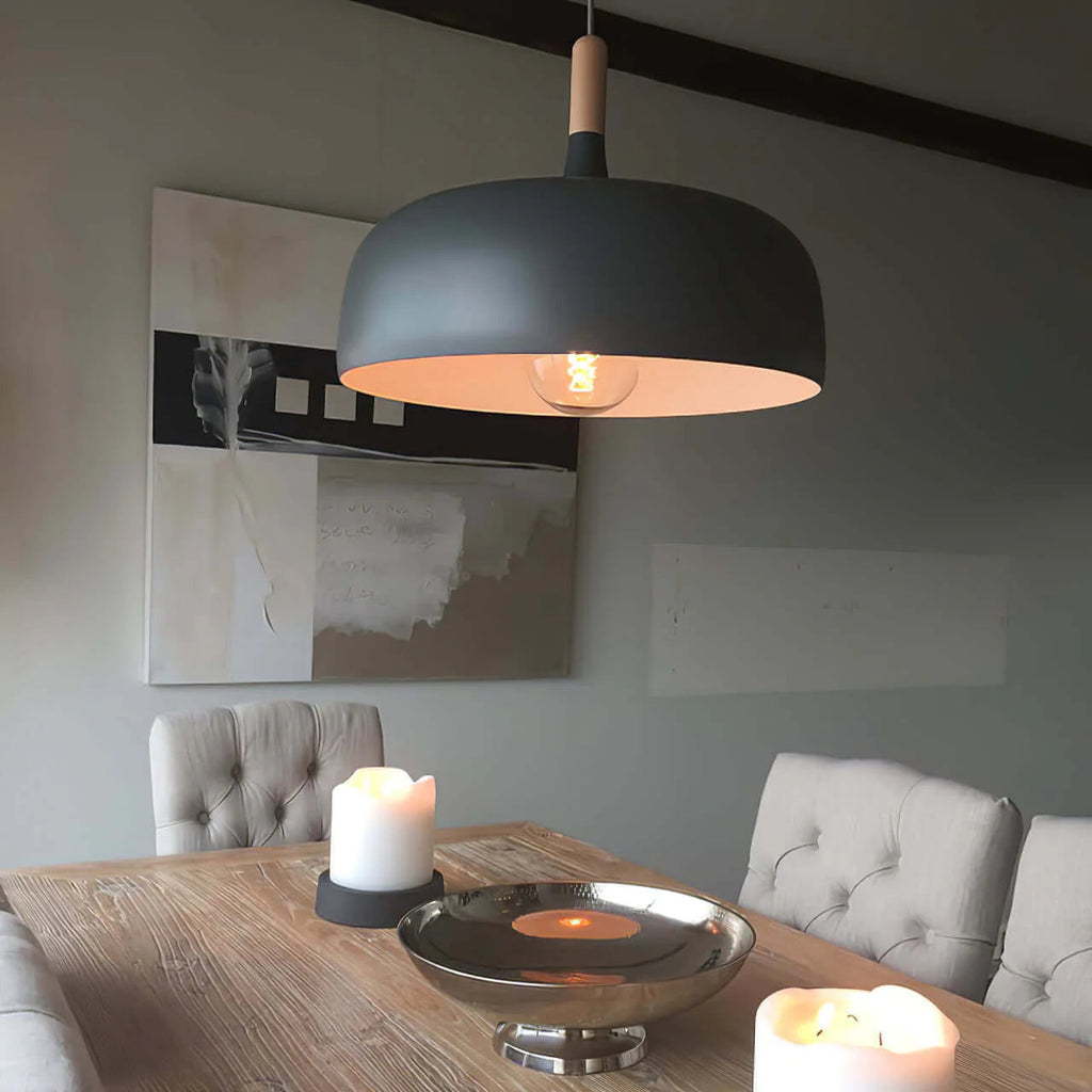 Aria  Modern Pendant Light Dome Macaron  Dining Room | ventumra