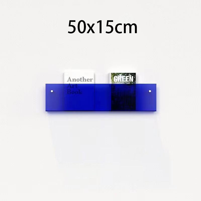 Wall-Mounted Acrylic Display Shelf for Magazines | ventumra
