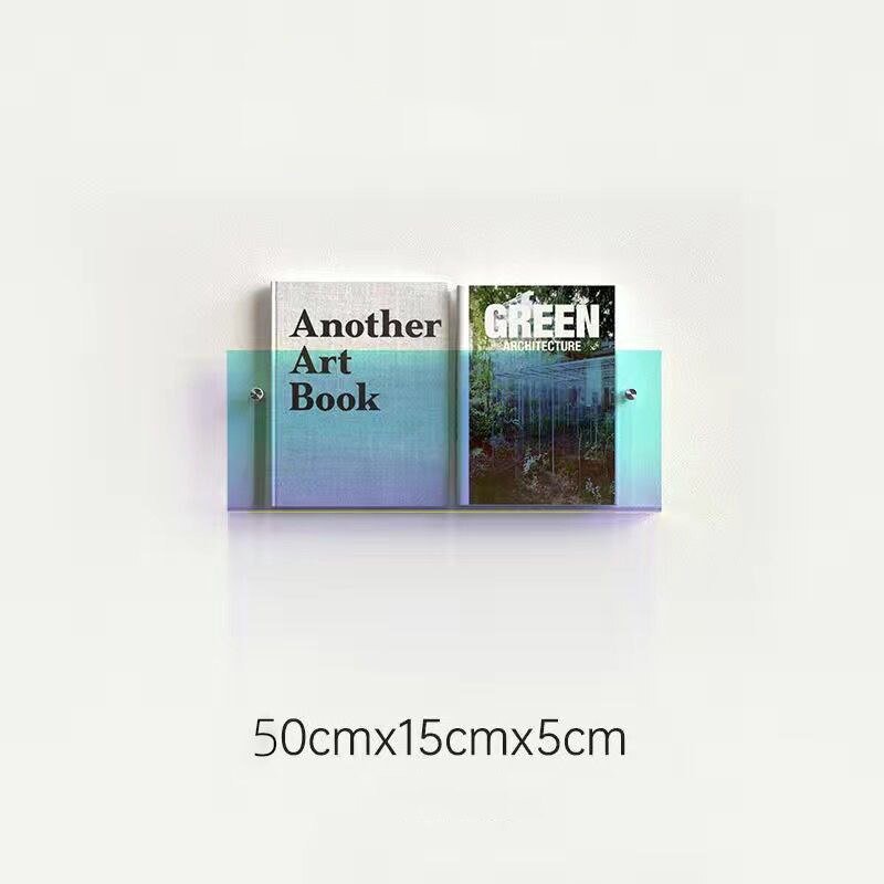 Wall-Mounted Acrylic Display Shelf for Magazines | ventumra