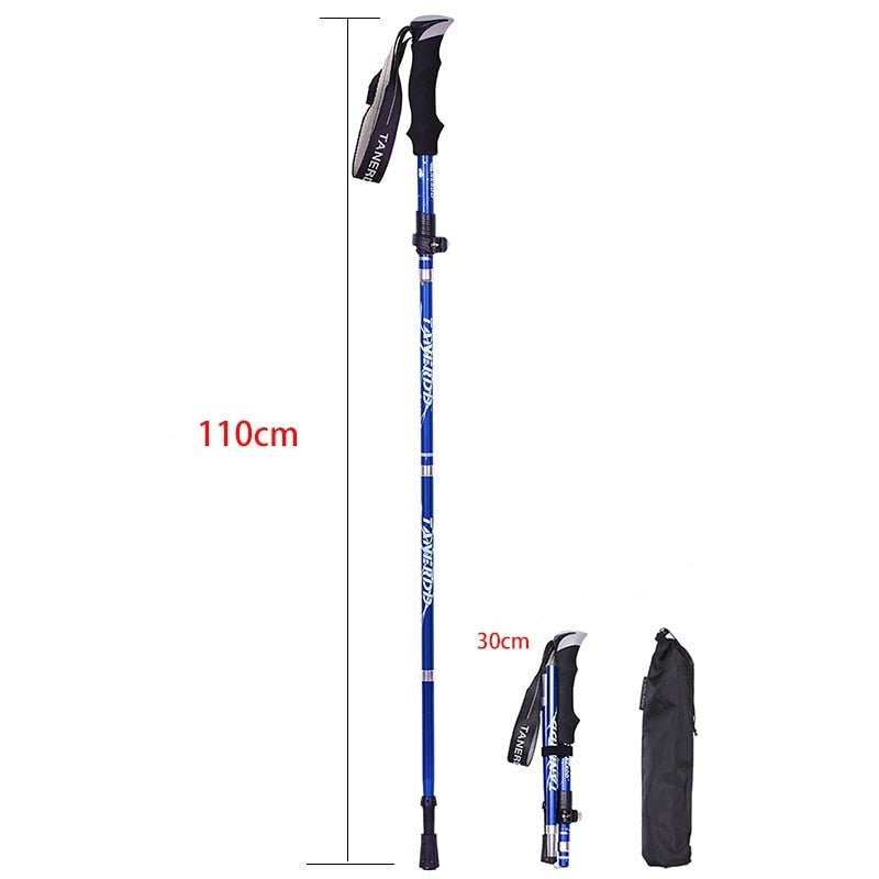 Adjustable Trekking Poles  Foldable Trekking Poles Lightweight and Durable for Outdoor Adventures | ventumra