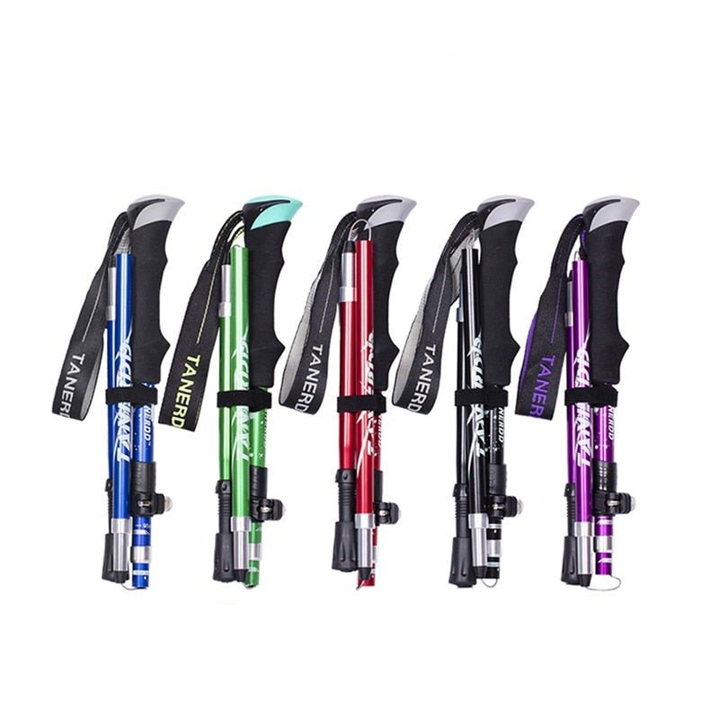 Adjustable Trekking Poles  Foldable Trekking Poles Lightweight and Durable for Outdoor Adventures | ventumra
