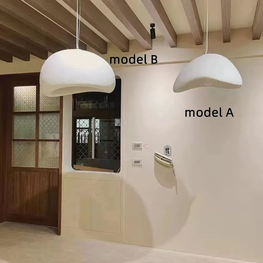 VelaCloud Pendant Light - Soft Cloud-Like Resin Glow
