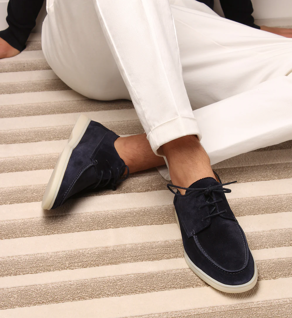 Men's Stylish Suede Lace-Up Shoes | ventumra