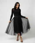 Elegant High-Waist Maxi Skirt | ventumra