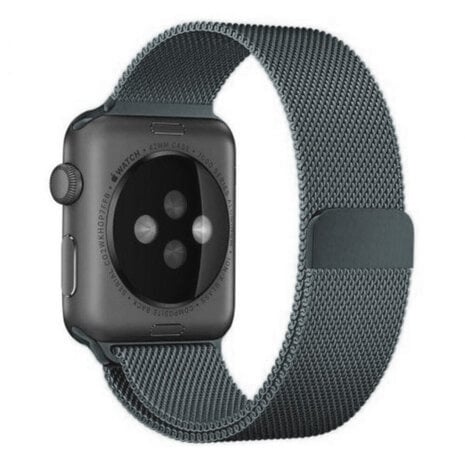 Bracelet milanais pour Apple Watch Edition en gris sidéral | Ventumra