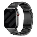 Apple Watch fekete rozsdamentes acélszíj hajtócsattal | Ventumra