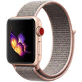 Apple-Watch-Nylonarmband in zartem Rosa für ganztägigen Tragekomfort | Ventumra