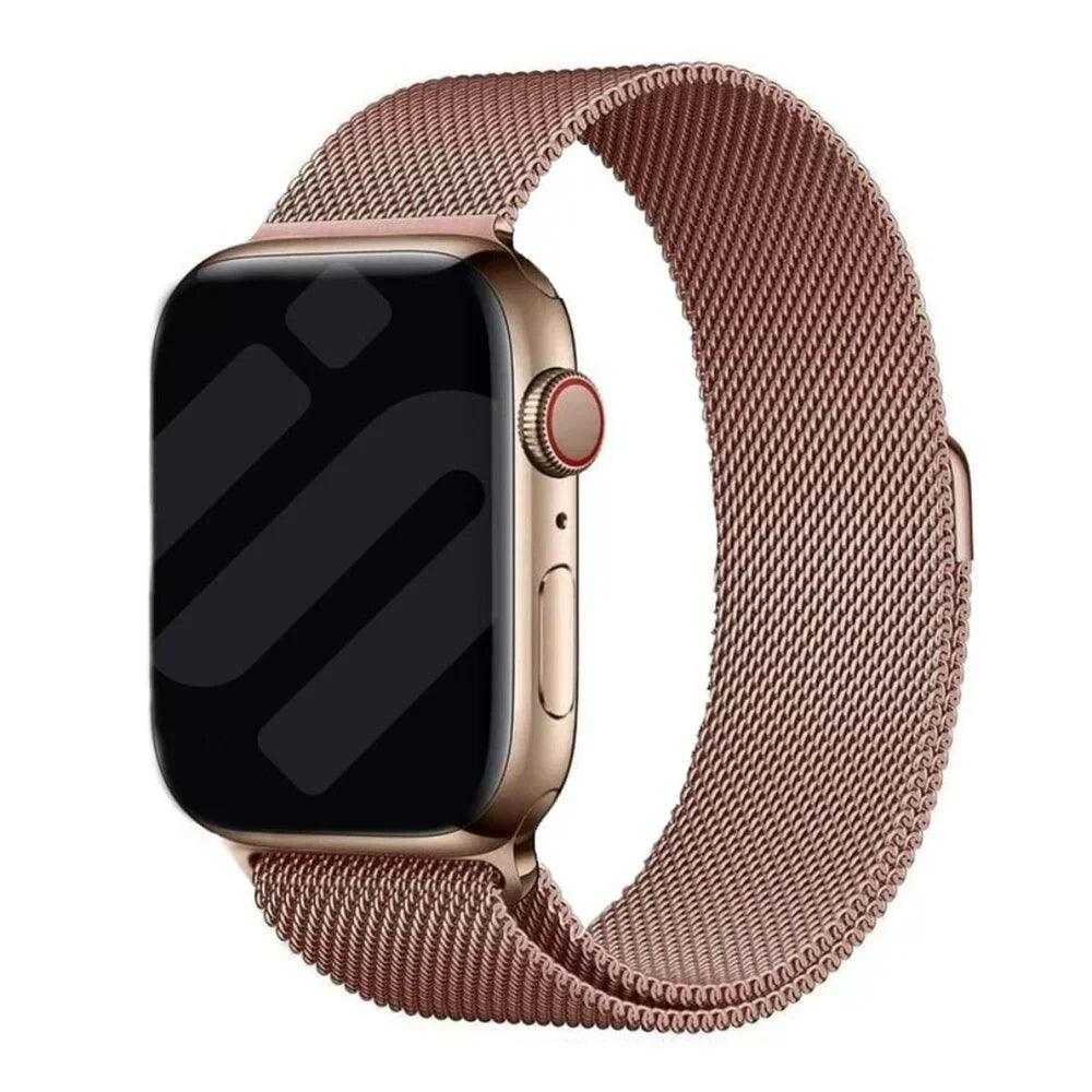 Rózsaarany tónusú milánói szíjas kiadás Apple Watchhoz – mindennapi stílus | Ventumra