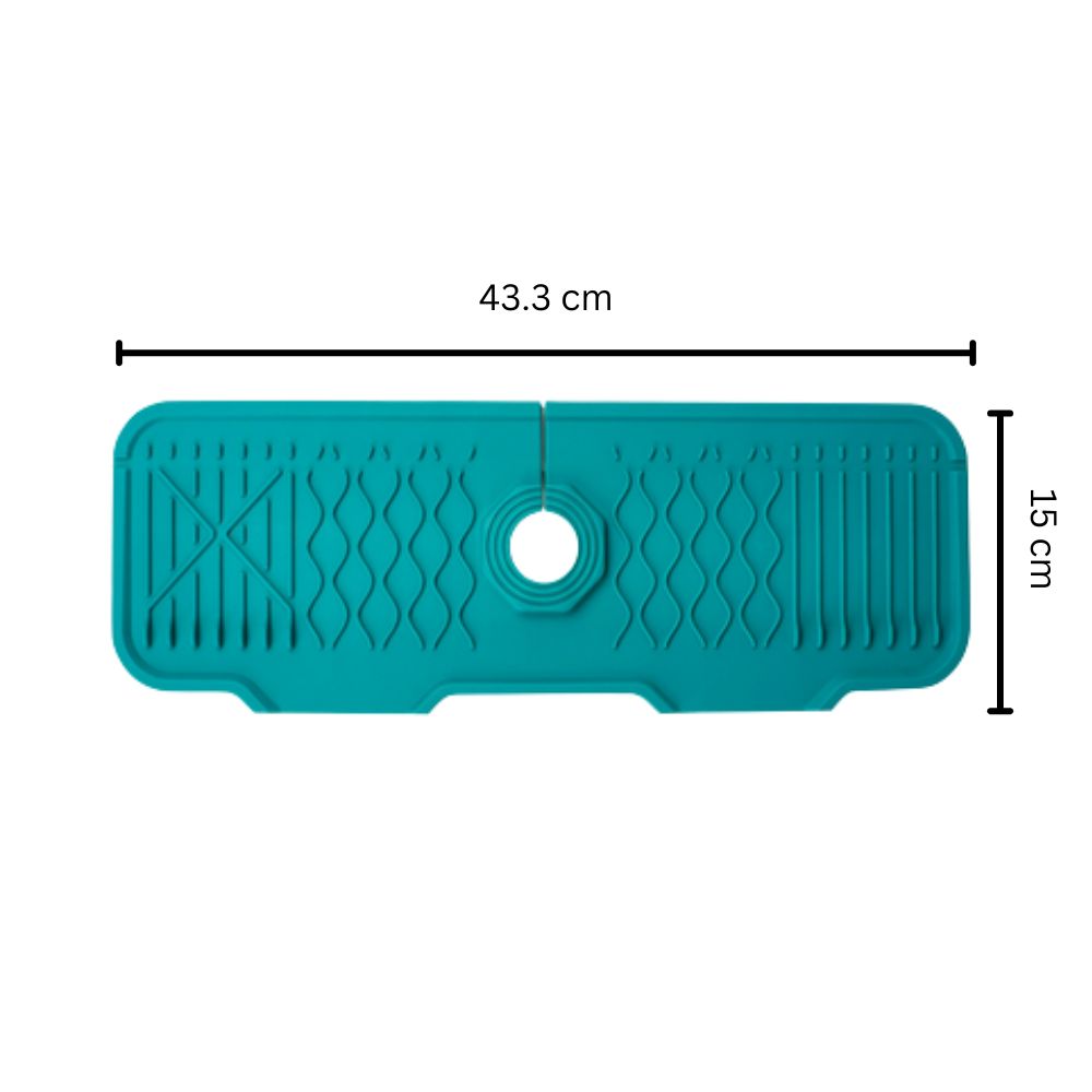Tilted Rubber Faucet Mat for Sink Drainage | ventumra