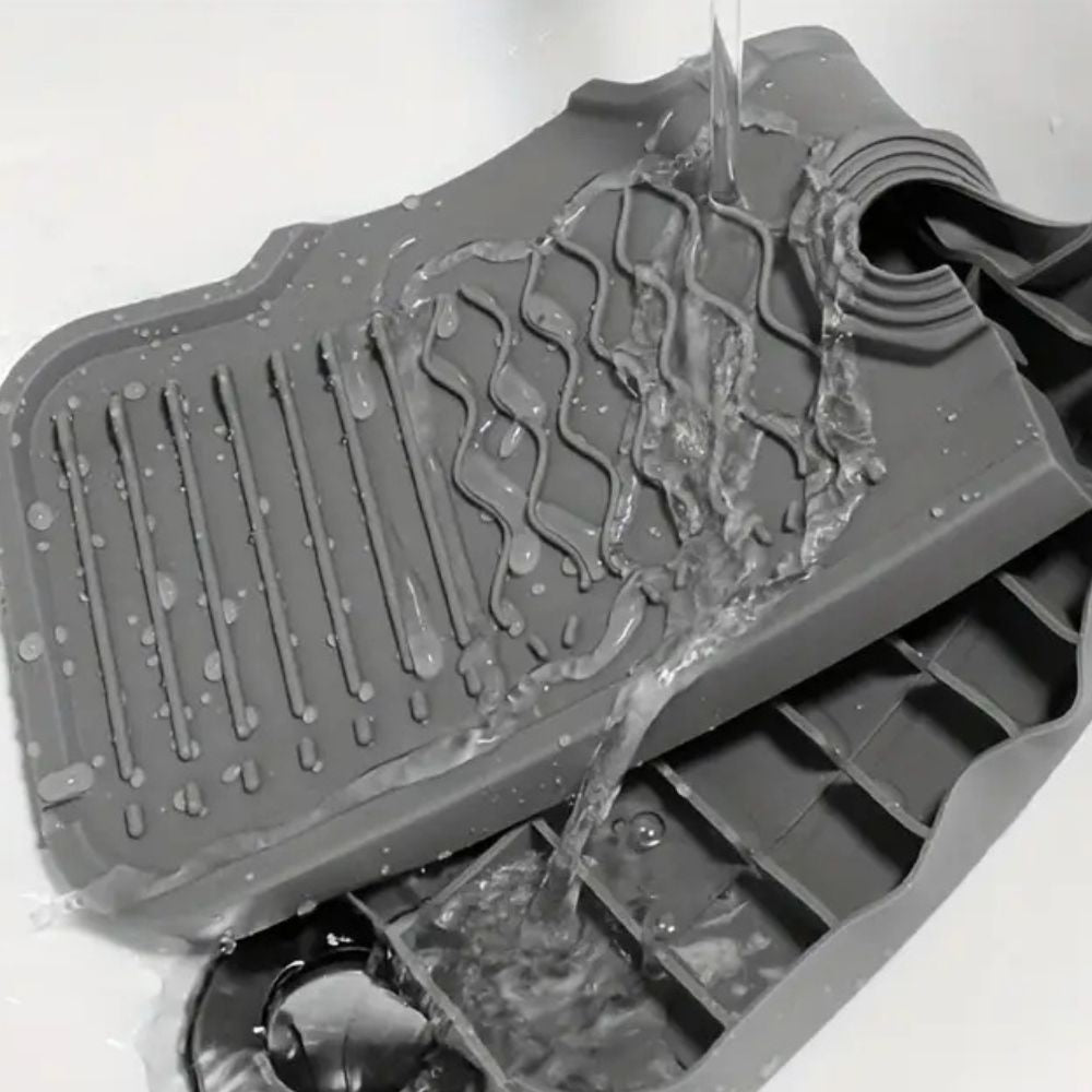 Tilted Rubber Faucet Mat for Sink Drainage | ventumra