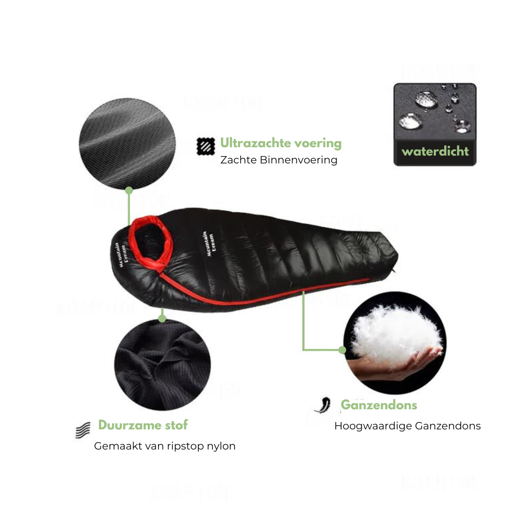 ArcticNest Winter Sleeping Bag – Down Bag -20°C for Extreme Cold, Lightweight & Waterproof | ventumra
