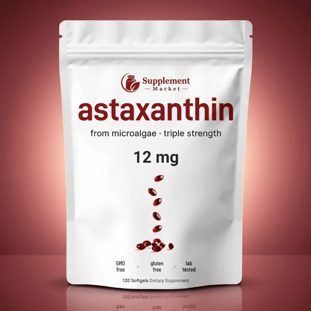 Gélules molles d’astaxanthine à 12 mg : soutien avancé des cellules, de la peau et des yeux