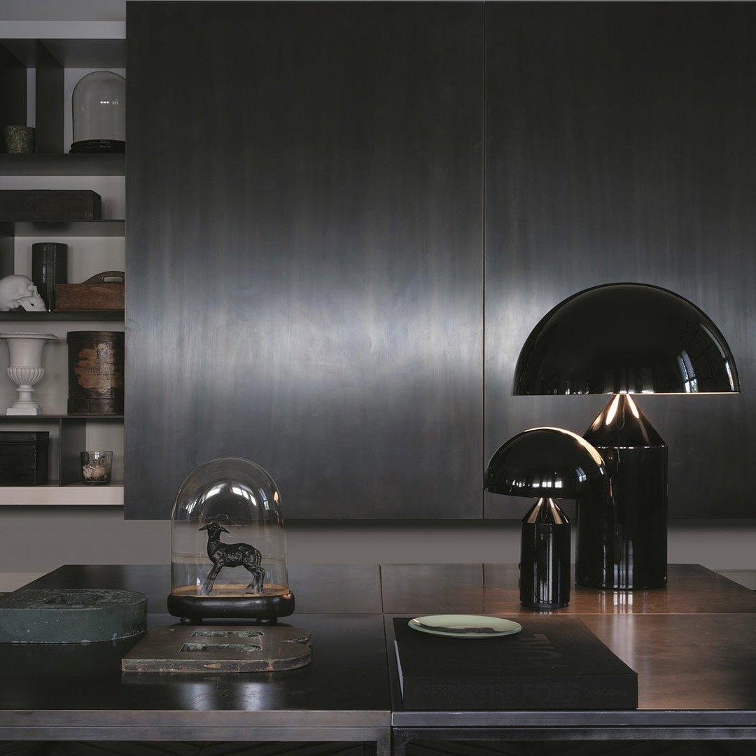 Astraea | Geometric Metal Table Lamp With Cylinder Cone Hemisphere