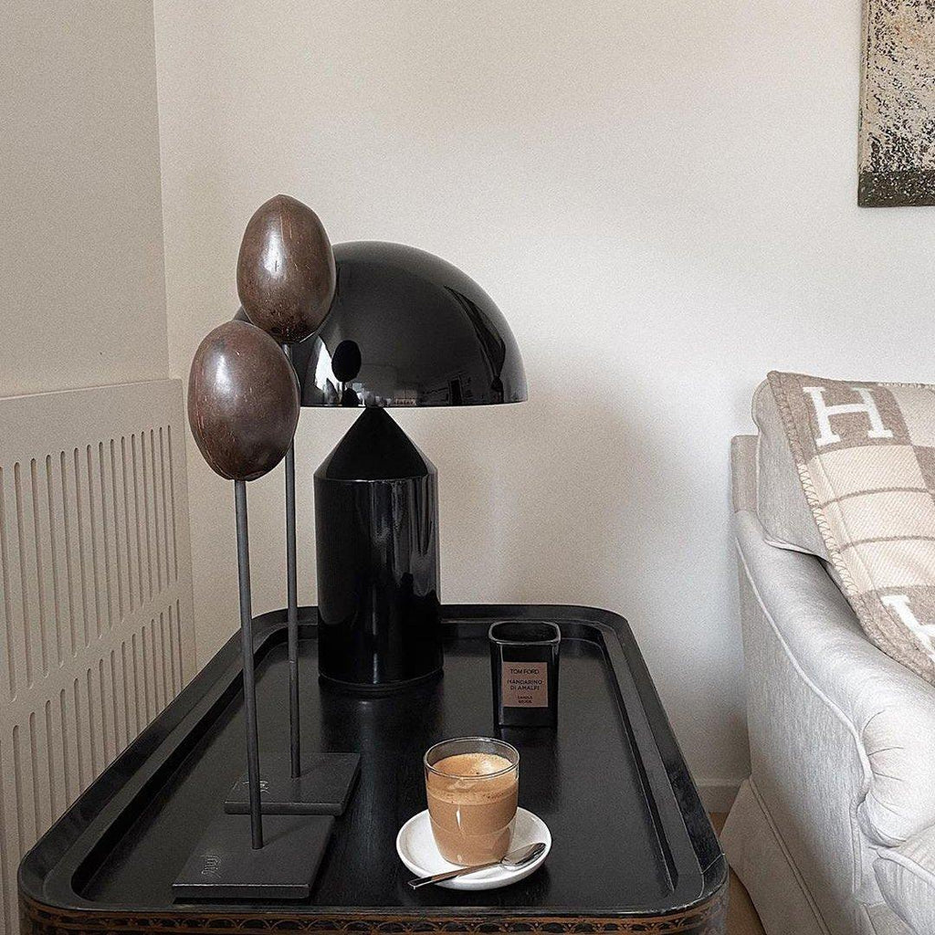 Astraea | Geometric Metal Table Lamp With Cylinder Cone Hemisphere