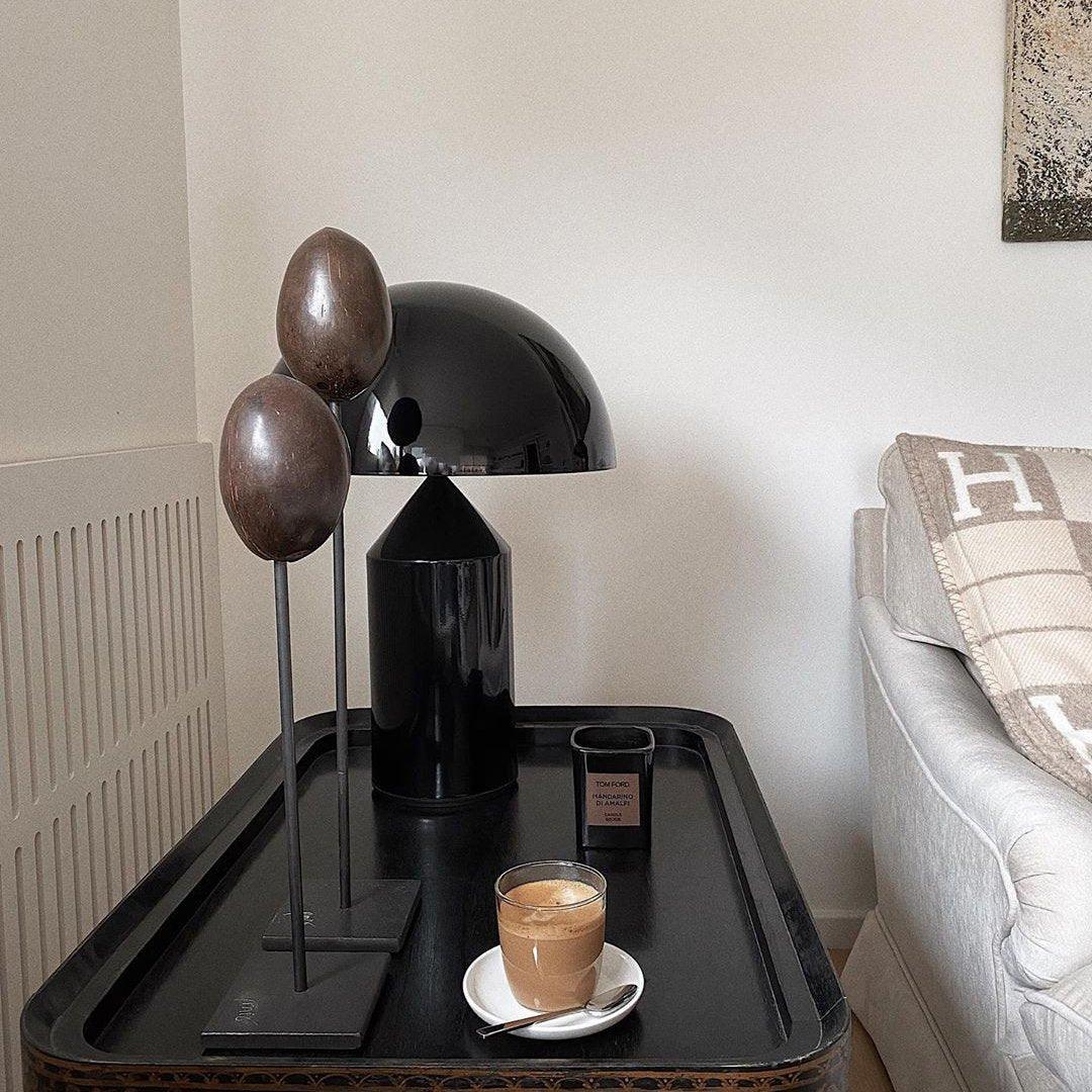 Astraea | Geometric Metal Table Lamp With Cylinder Cone Hemisphere