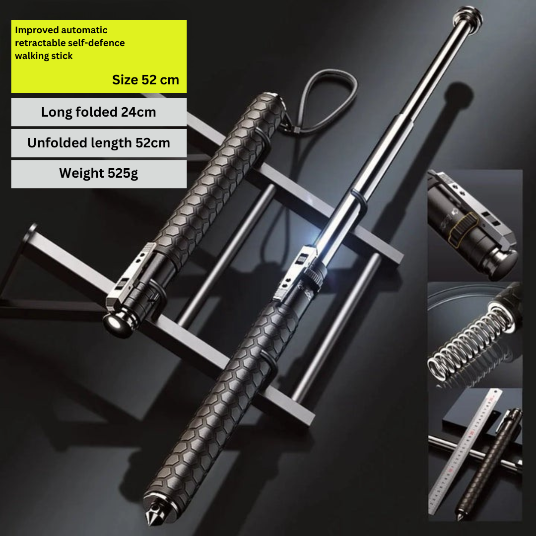 Collapsible Defense Cane for Hiking & City Use | ventumra