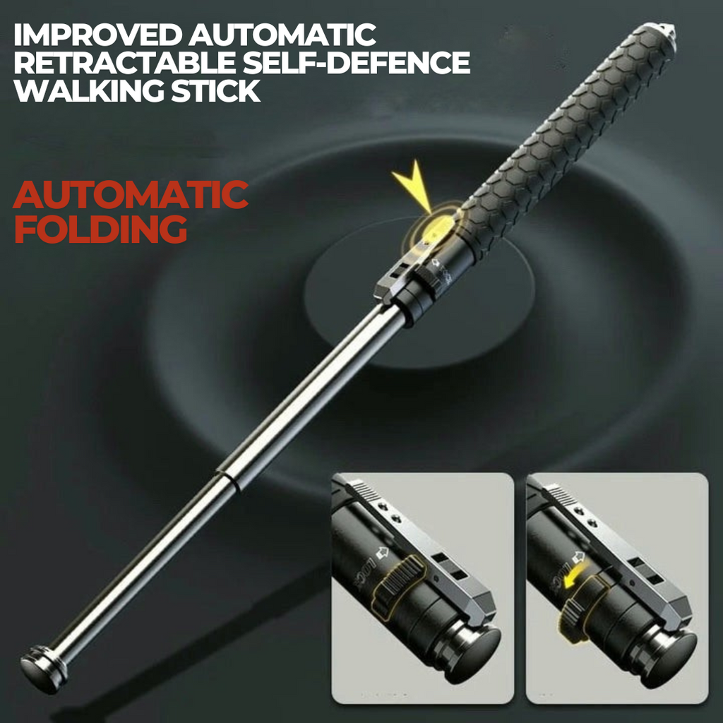 Collapsible Defense Cane for Hiking & City Use | ventumra