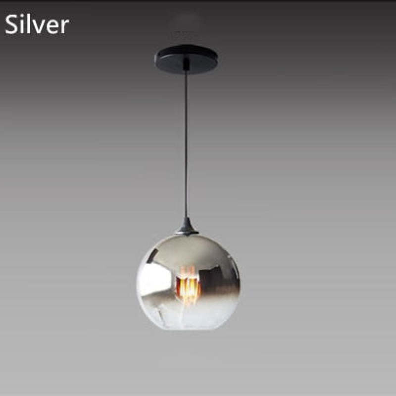 Brina Frosted Balloon Pendant Light Gradient | ventumra