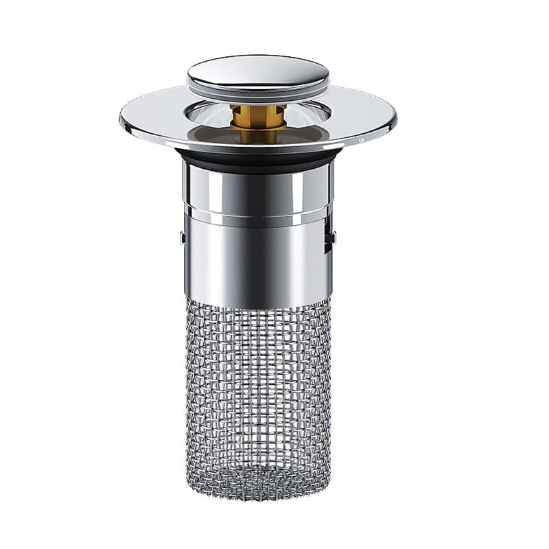 AquaGuard Stainless Steel Drain Strainer — Hair Catcher