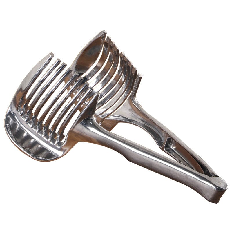 QuickSlice Stainless Steel Vegetable Slicer — Ergonomic Handle