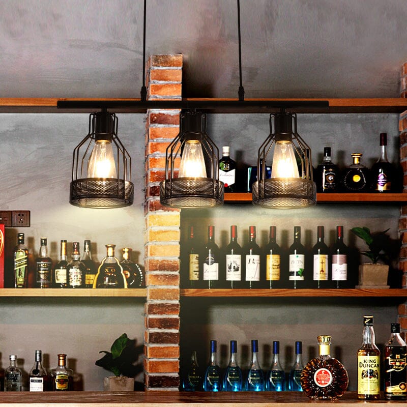 LumaNest Retro Bar Pendant Chandelier Handcrafted Fixture