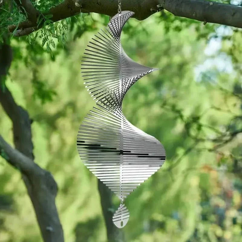 Havespinner ZephyrSpin — vinddrevet kinetisk skulptur, design med kontinuerlig rotation