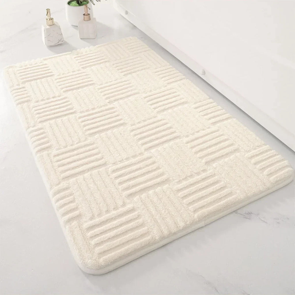 Soft Non-Slip Bath Mat — Comfortable, Moisture-Absorbing Rug
