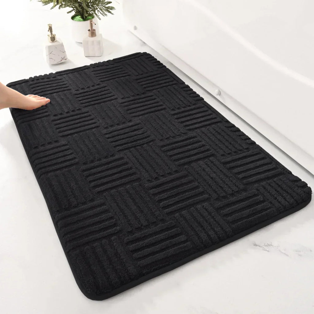 Soft Non-Slip Bath Mat — Comfortable, Moisture-Absorbing Rug