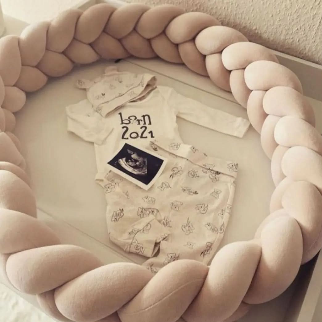 CozyNest gewebtes Babykissen – konturierte Stützauflage für Säuglinge