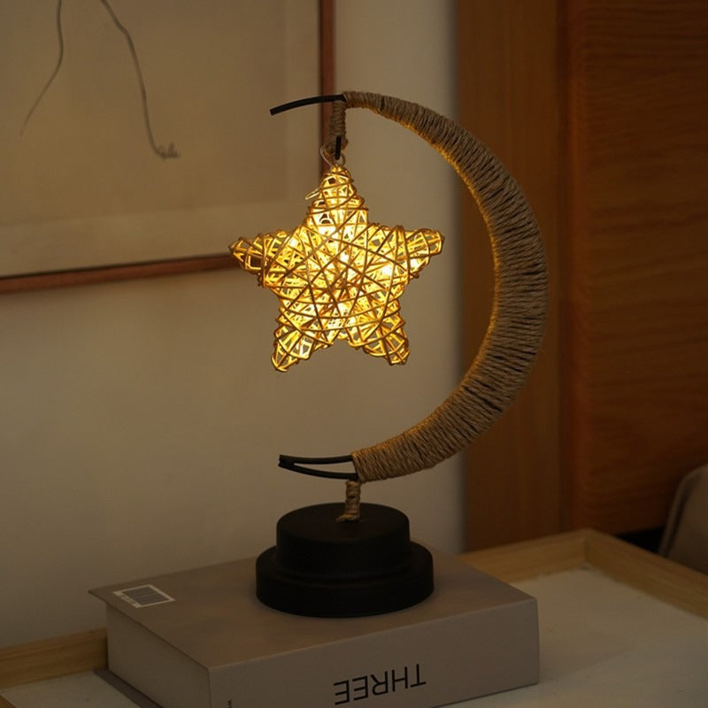 Aurelle | Warm Glass Moon Lamp for Soft Ambient Lighting