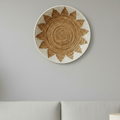 NatureWeave Tribal Style Seagrass Wall Baskets — Earth Tone Textured Wall Decor