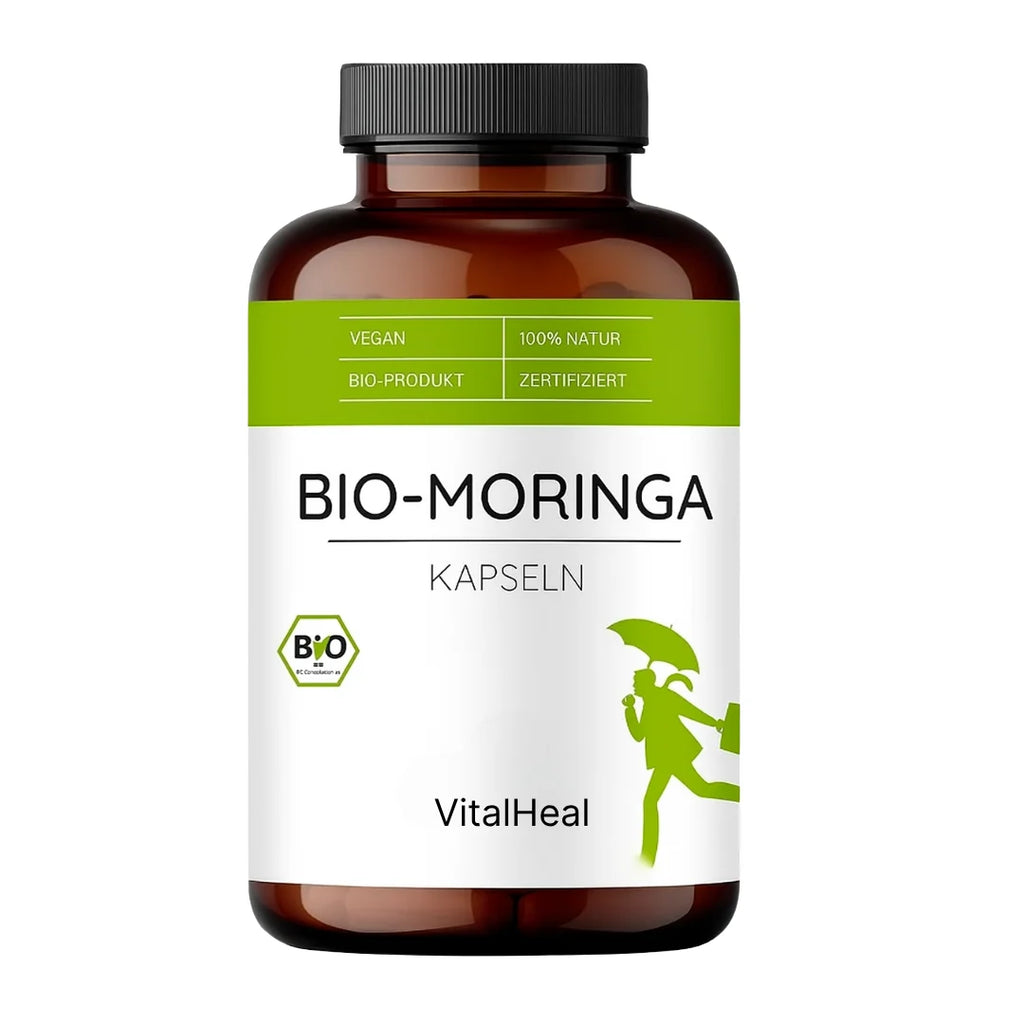 Gélules de moringa biologique : énergie naturelle et nutrition complète pour tout le corps