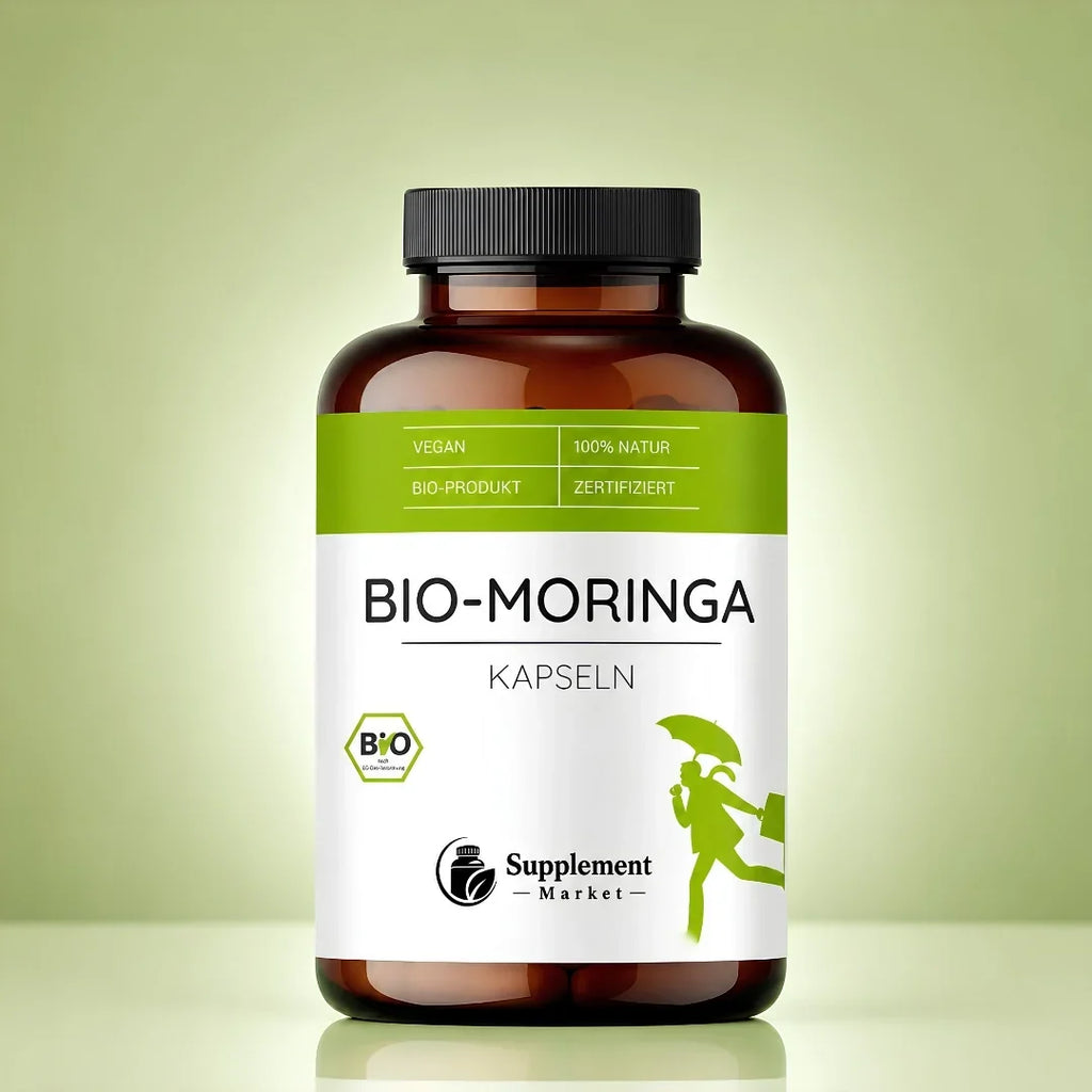 Gélules de moringa biologique : énergie naturelle et nutrition complète pour tout le corps
