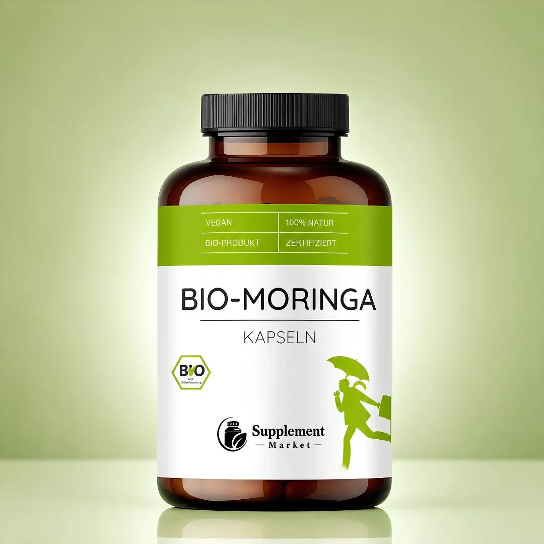 Gélules de moringa biologique : énergie naturelle et nutrition complète pour tout le corps