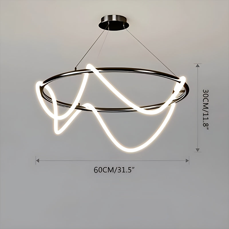 Lampada a sospensione con cavo lungo per sala da pranzo, moderna lampada LED | Ventumra