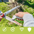 Affilatore per attrezzi da giardino — Cura facile del filo delle cesoie smussate