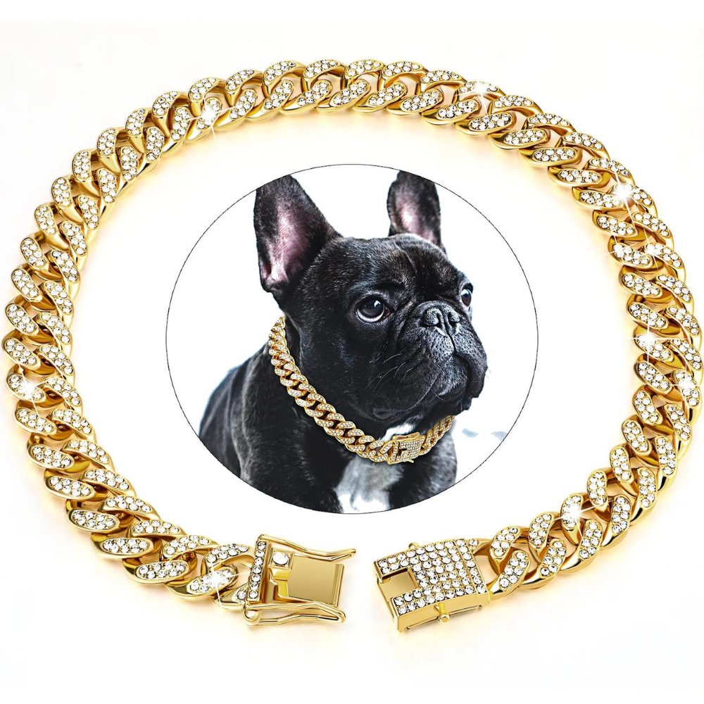 BlingPaws • Dog Gold Chain Collar | ventumra