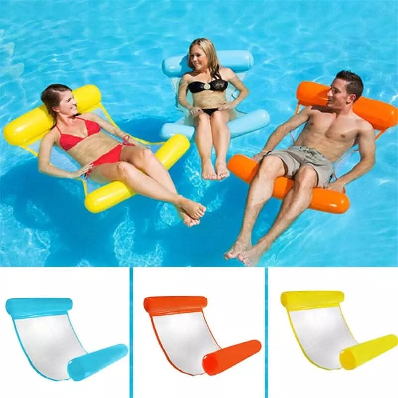 Cama flotante hinchable tipo colchón de aire — Plataforma de soporte estable