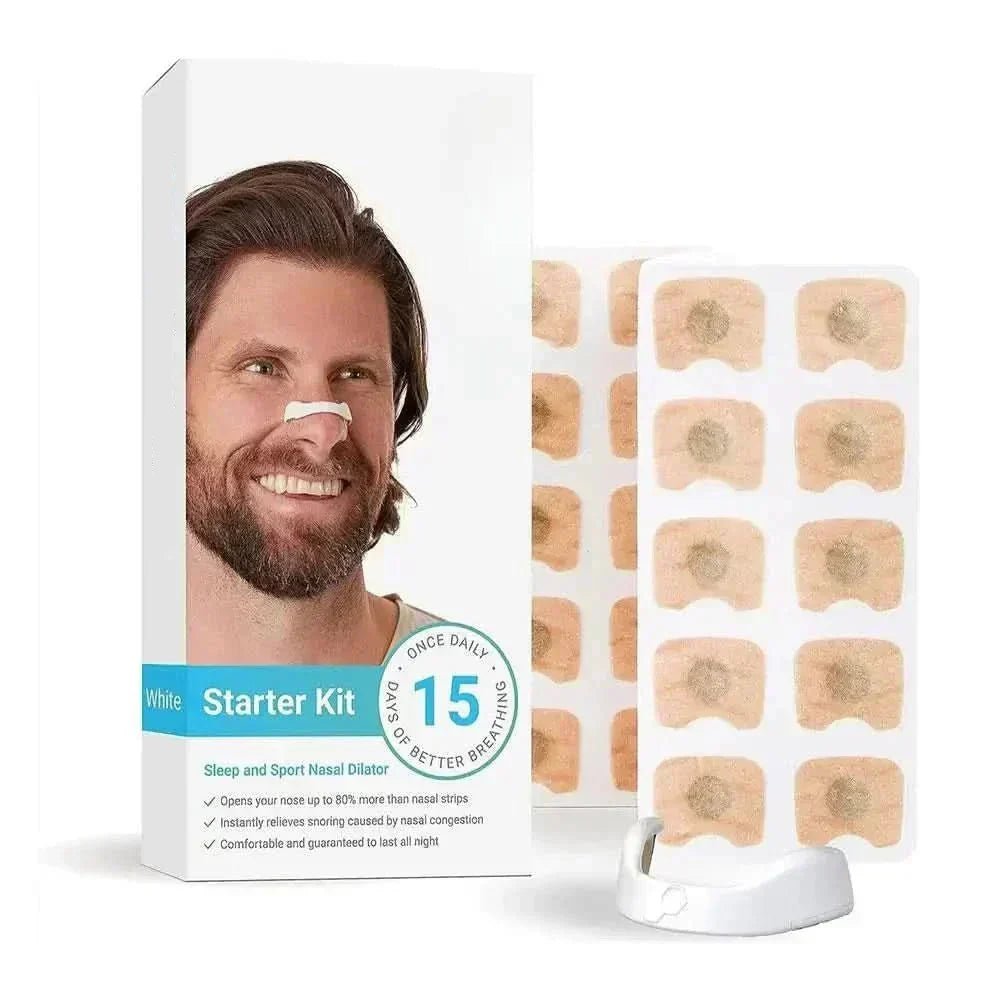 AeroNex Magnetic Nasal Strips — Simple Adhesive-Free Design, Gentle Nasal Expansion