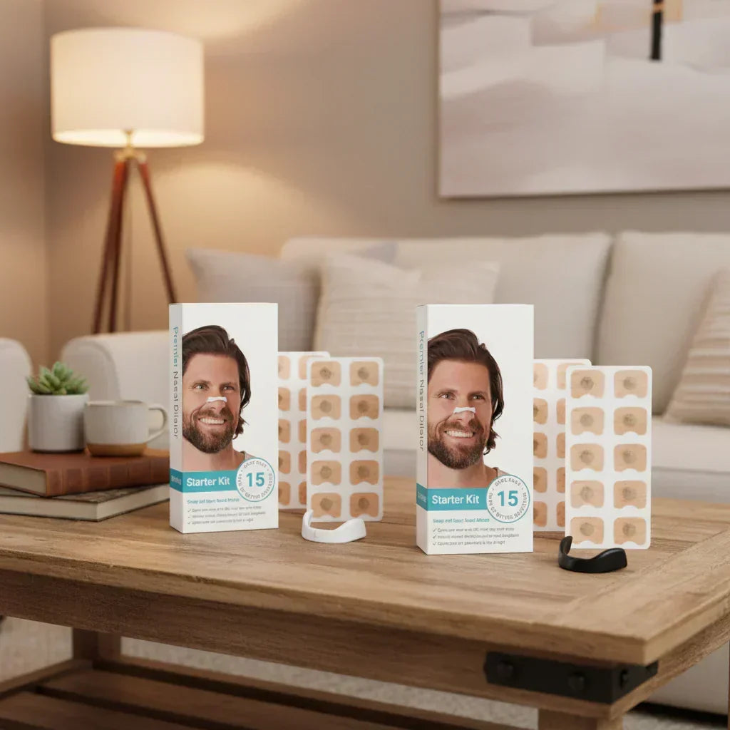 AeroNex Magnetic Nasal Strips — Simple Adhesive-Free Design, Gentle Nasal Expansion
