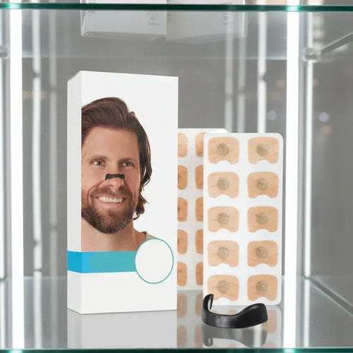 Tiras nasales magnéticas AeroNex — Diseño sencillo sin adhesivos, expansión nasal suave