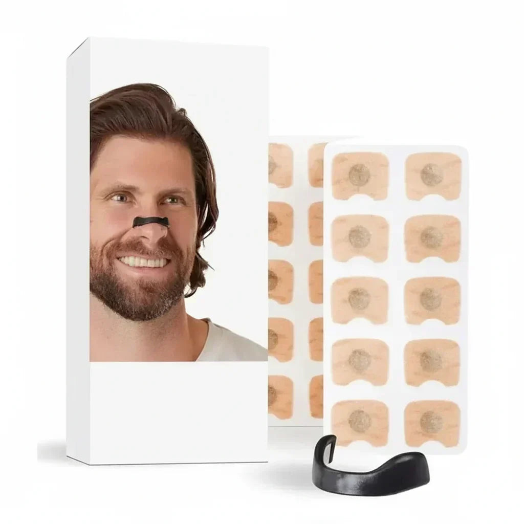 AeroNex Magnetic Nasal Strips — Simple Adhesive-Free Design, Gentle Nasal Expansion