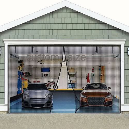BreezeGuard Vision Magnetic Screen Net — Flexible Mesh Panel, Two-Way Entry